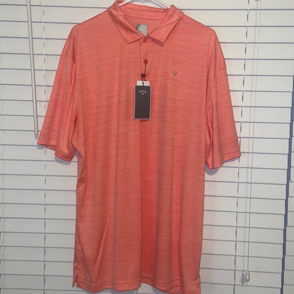 Callaway Coral Golf Shirt XL